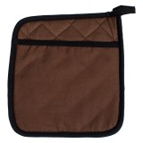 Șervet Bucătărie Termorezistent Grătar, Neopren, 19x21 cm, Bumbac/Poliester, Maro/Negru