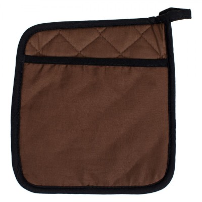 șervet Bucătărie, Neoprene, 19x21 cm, Maro/Negru foto