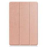 Husa tableta compatibila samsung galaxy tab s9 / s9 fe, foldpro cu microfibra, auto sleep/wake, rose gold