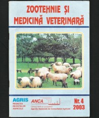 ZOOTEHNIE ȘI MEDICINĂ VETERINARĂ - ANCA / AGRIS, REVISTA AGRICOLĂ NR. 4, AN 2003