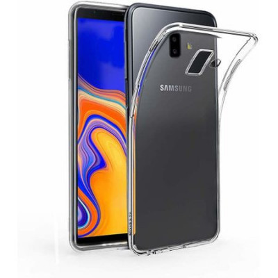 Husa pentru Samsung Galaxy J4 2018, GloMax Perfect Fit, Transparent foto