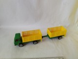 Bnk jc Matchbox Cattle Truck with Trailer - Motorcity Set MC-7