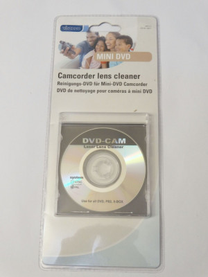 Mini DVD CD 8 cm curatare lentila laser camera video - sigilat foto