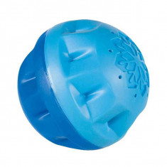 Jucărie pentru câine - minge de răcire, albastru 8 cm