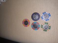 Jetoane Poker &amp;quot; Jackpot Casino Las Vegas &amp;quot; foto