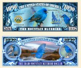 !!! SUA = FANTASY NOTE (TJ6) = IDAHO , THE MOUNTAIN BLUEBIRD - 2017 - UNC