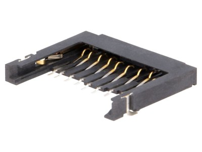 Conector SD aurit SMT fără ejector foto