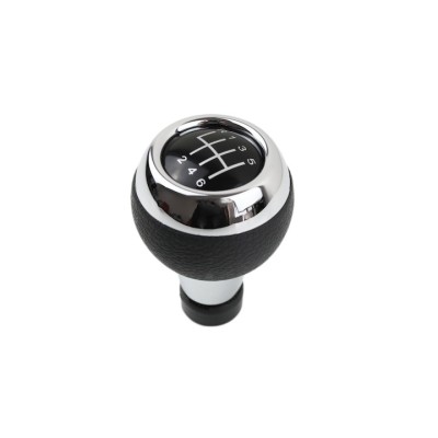 Nuca schimbator viteze, Emzone, Plastic/Metal, Compatibil cu MINI Cooper, 6 viteze, Negru/Crom foto
