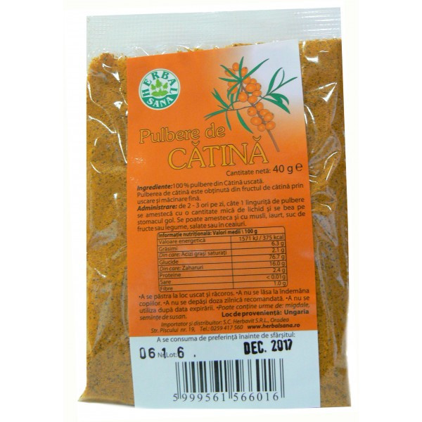 Pulbere de Catina Herbavit 40gr