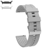 Curea din silicon compatibila cu Samsung Galaxy Watch9 44mm/40mm, Samsung Galaxy Watch 8 44mm/40mm, Steel Gray