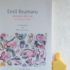 Amintiri din rai. 55 de poezii inedite Emil Brumaru
