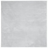 Cumpara ieftin Covor HUARTE, fir scurt, moale si lavabil, gri, 160x160 cm