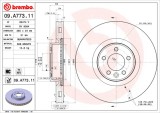 BREMBO 09.A773.11 PRIME LINE - UV Coated Disc frana