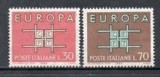 C4369 - Italia 1963 - Europa-cept.2v.neuzat,perfecta stare