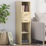VidaXL Dulap &icirc;nalt, stejar sonoma, 30x42,5x124 cm, lemn prelucrat