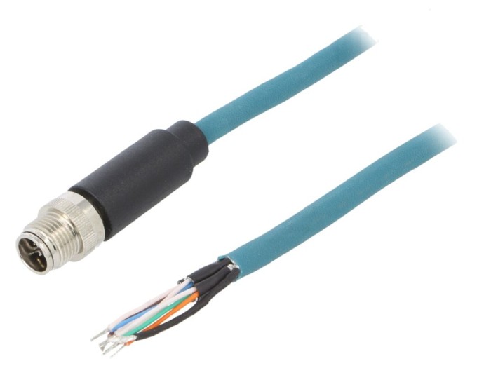 Cablu M12-M12 X cod X, 2m
