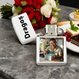 Bricheta Personalizata cu Nume si Poza , Cadou Frumos pentru Fumatori