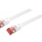 Patch cord U/FTP 6 alb 1m aurit