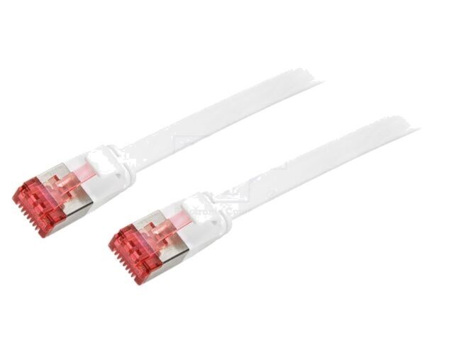 Patch cord U/FTP 6 alb 1m aurit