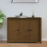 vidaXL Servantă, maro miere, 100x35x74 cm, lemn masiv de pin