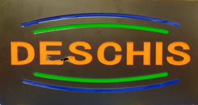 Reclama LED - DESCHIS - de exterior / interior, 44 x 24 cm foto