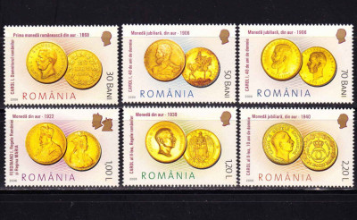 RO 2006 LP 1710 &amp;quot;Istoria Monedei Romanesti&amp;quot;, serie , MNH foto