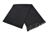Cumpara ieftin Esarfa KLOP neagra, 4, din material textil