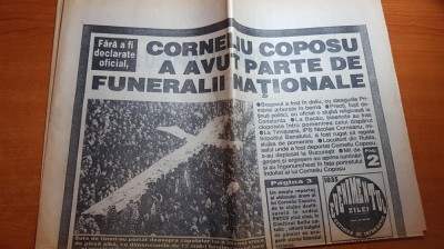 ziarul evenimentul zilei 15 noiembrie 1995 - moartea lui corneliu coposu foto