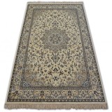 Covor Windsor 22915 RozetăJacquard fildeş si albastru, 120x170 cm