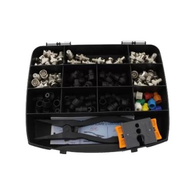 Kit 50 conectori CAP SYSTEM, decapator si cleste sertizare - CAP SYSTEM CAP-KIT2BNC foto