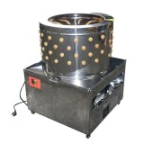 Deplumator pasari Inox 2.2 kW, 220-240V, cuva 50 cm, 157 degete, 240 rpm, capacitate 5-6 pasari, ciclu 20-30 sec, IP68, 45 kg