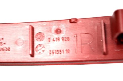 Reflector bara de protecție dreapta spate BMW X3 G01, F97 2018 OEM: 7419928 3724300 foto