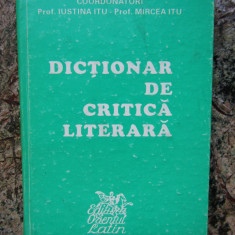 Iustina Itu - Dictionar de critica literara