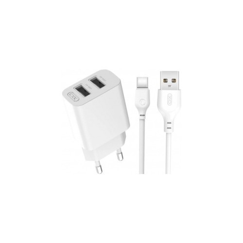 Incarcator retea USB 2.4A cu cablu Type-C Cod: XO-L109C Automotive TrustedCars