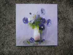 &amp;quot;Anemone in vas&amp;quot; 40x40 cm foto