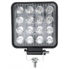 Proiector Led Off-Road, 48W, 12V-24V, 1800 Lumeni, Patrat, Flood Beam HAL399