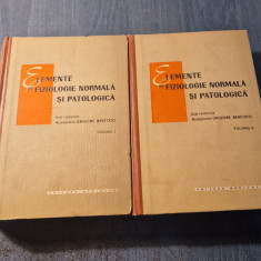 Elemente de fiziologie normala si patologica 2 volume Grigore Benetato