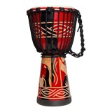 Cumpara ieftin Tarabana Sculptata Lemn Multicolor 50cm, Instrument Percutie Profesional, Model Mare, Cadou Decorativ
