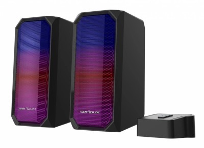 Boxe gaming 2.0 Serioux Kyro RGB, Functie Dual Mode Bluetooth, foto
