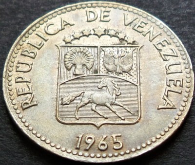 Moneda 5 CENTIMOS - VENEZUELA, anul 1965 *cod 4653 A foto