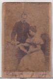 Bnk foto Constantin si Constanta Litzica - 1896, Romania pana la 1900, Sepia, Portrete