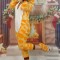 PJS205-99 Set pijama kigurumi model girafa si papuci de casa pufosi