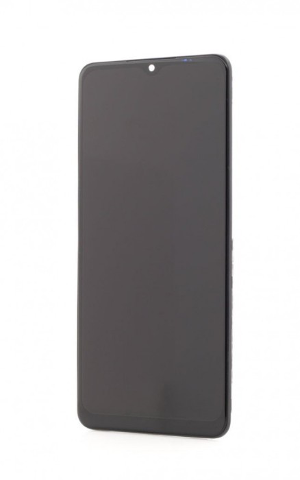 LCD Samsung Galaxy A12 SM-A127F, ALL, Negru + Rama