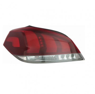 Stop, lampa spate PEUGEOT 508, 09.2014-12.2018, model SEDAN, DEPO, partea stanga, cu lampa ceata spate; LED+PY21W; fara soclu bec; foto