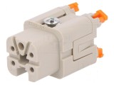 Conector HDC inserturi contact mamă CKSH PIN 5 4 PE 10A