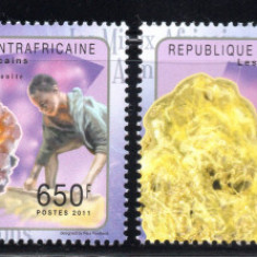 Centrafricana 2011, Minerale, serie neuzata, MNH