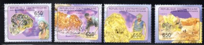 Centrafricana 2011, Minerale, serie neuzata, MNH foto