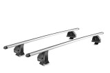 Bare transversale Green Valley EVO Aluminiu pentru MINI Clubman Combi/Break 2015-prezent, cu prindere pe plafon normal