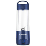 Blender portabil nutribullet NBP003NBL, cupa 475 ml, USB-C, Albastru