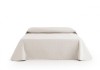 Cuvertura de pat velour, Somnart, 220x240 cm, crem Relax KipRoom